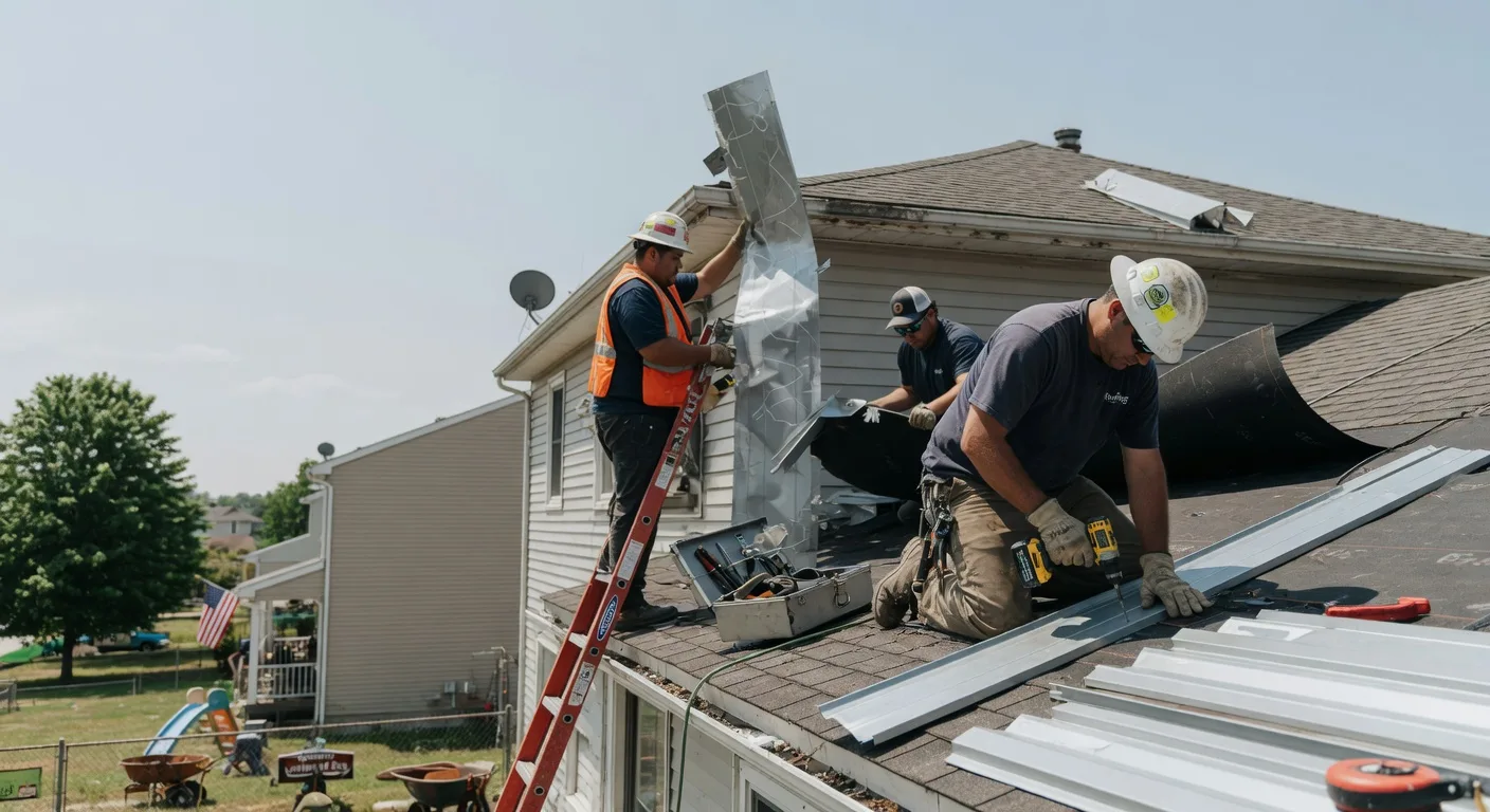 Metal Roof Repair in Lincoln City, IN